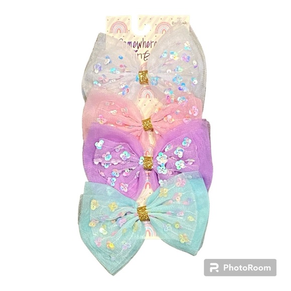 Danbar Somewhere Over the Rainbow bows set of 4 - Picture 1 of 8
